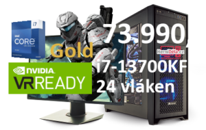 HerníDěla - Intel i7-13700KF NVIDIA RTX 4080 16GB 32GB RAM SSD Windows 11