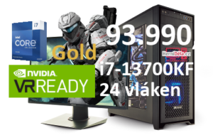 HerníDěla - Intel i7-13700KF NVIDIA RTX 4090 24GB 32GB RAM SSD Windows 11