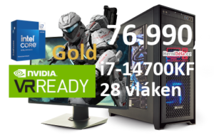 HerníDěla - Intel i7-14700KF NVIDIA RTX 4080 16GB 32GB RAM SSD Windows 11
