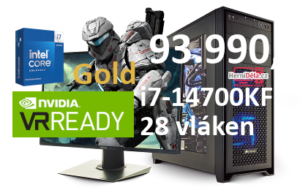 HerníDěla - Intel i7-14700KF NVIDIA RTX 4090 24GB 32GB RAM SSD Windows 11