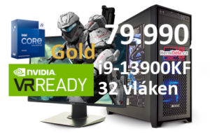 HerníDěla - Intel i9-13900KF NVIDIA RTX 4080 16GB 32GB RAM SSD Windows 11