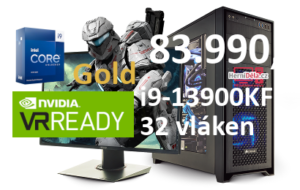 HerníDěla - Intel i9-13900KF NVIDIA RTX 4080 16GB 32GB RAM SSD Windows 11