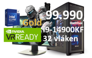 HerníDěla - Intel i9-14900KF NVIDIA RTX 4090 24GB 32GB RAM SSD Windows 11