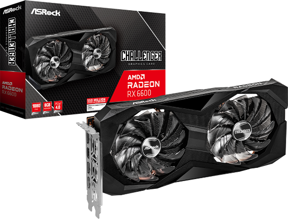 ASRock RX 6600 Challenger D