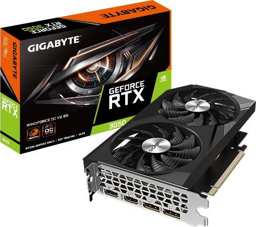 GIGABYTE RTX 3050 WINDFORCE OC V2