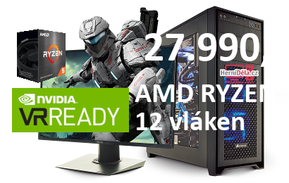 HerníDěla - AMD RYZEN 5 5600X NVIDIA RTX 5060 Ti 16GB 16GB RAM Windows 11