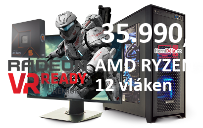 HerníDěla - AMD RYZEN 5 7600X Radeon RX 6700 XT 16GB RAM SSD Windows 11