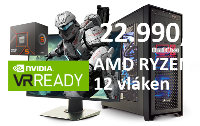 HerníDěla - AMD RYZEN 5 8400F NVIDIA RTX 5050 8GB 16GB RAM SSD Windows 11