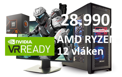 HerníDěla - AMD RYZEN 5 8400F NVIDIA RTX 5060 Ti 16GB 16GB RAM Windows 11