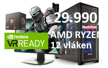 HerníDěla – AMD RYZEN 5 8400F NVIDIA RTX 5060 Ti 16GB 16GB RAM Windows 11