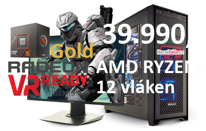 HerníDěla - AMD RYZEN 5 8400F Radeon RX 9070 XT 32GB RAM SSD Windows 11
