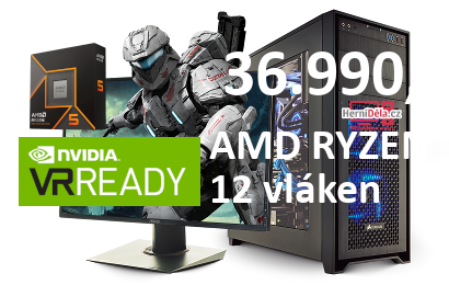 HerníDěla – AMD RYZEN 5 9600X NVIDIA RTX 5060 Ti 16GB 16GB RAM Windows 11