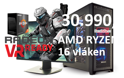 HerníDěla - AMD RYZEN 7 5800X Radeon RX 9060 XT 16GB RAM Windows 11