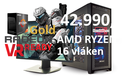 HerníDěla - AMD RYZEN 7 5800X Radeon RX 9070 XT 32GB RAM Windows 11