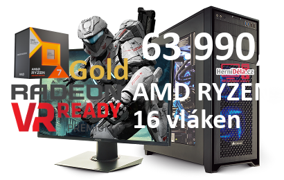 HerníDěla - AMD RYZEN 7 7800X3D Radeon RX 7900 XT 32GB RAM Windows 11