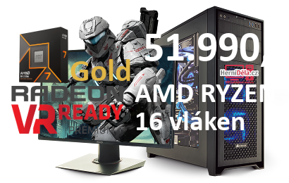 HerníDěla - AMD RYZEN 7 9700X Radeon RX 9070 XT 32GB RAM SSD Windows 11