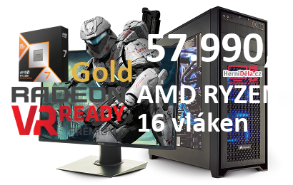 HerníDěla - AMD RYZEN 7 9800X3D Radeon RX 9070 XT 32GB RAM Windows 11