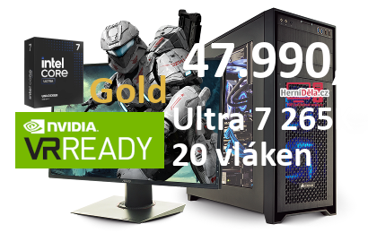HerníDěla - Intel Ultra 7 265K NVIDIA RTX 5070 12GB 32GB RAM SSD Windows 11