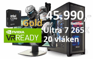 HerníDěla - Intel Ultra 7 265K NVIDIA RTX 5070 12GB 32GB RAM SSD Windows 11