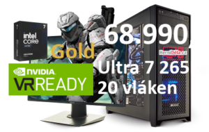 HerníDěla - Intel Ultra 7 265K NVIDIA RTX 5070 Ti 32GB RAM SSD Windows 11