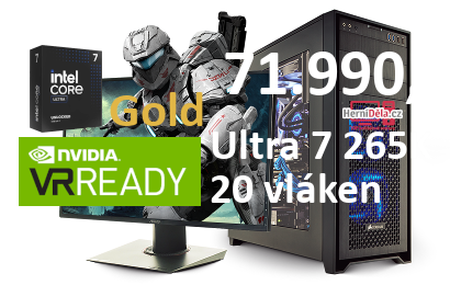 HerníDěla - Intel Ultra 7 265K NVIDIA RTX 5080 16GB 32GB RAM SSD Windows 11