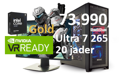HerníDěla - Intel Ultra 7 265K NVIDIA RTX 5080 16GB 32GB RAM SSD Windows 11