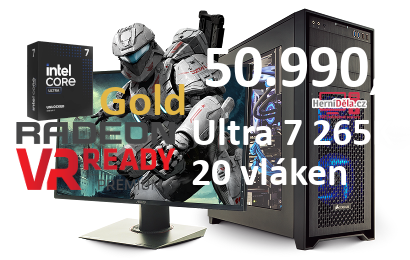 HerníDěla - Intel Ultra 7 265K Radeon RX 9070 XT 32GB RAM SSD Windows 11