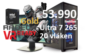 HerníDěla - Intel Ultra 7 265K Radeon RX 9070 XT 32GB RAM SSD Windows 11