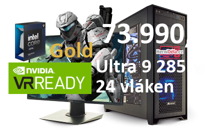 HerníDěla - Intel Ultra 9 285K NVIDIA RTX 5080 16GB 32GB RAM SSD Windows 11