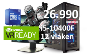 HerníDěla - Intel i5-10400F NVIDIA RTX 4060 Ti 16GB RAM SSD Windows 11