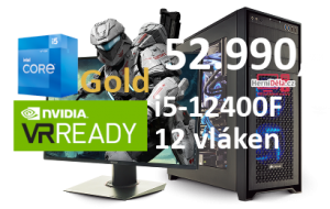 HerníDěla - Intel i5-12400F NVIDIA RTX 3080 10GB 32GB RAM SSD Windows 11