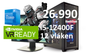 HerníDěla - Intel i5-12400F NVIDIA RTX 4060 Ti 16GB RAM SSD Windows 11