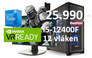 HerníDěla - Intel i5-12400F NVIDIA RTX 4060 Ti 16GB RAM SSD Windows 11