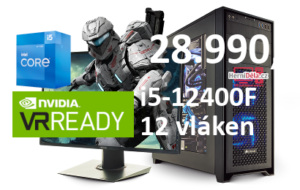 HerníDěla - Intel i5-12400F NVIDIA RTX 4060 Ti 16GB RAM SSD Windows 11