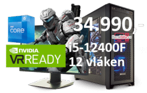 HerníDěla - Intel i5-12400F NVIDIA RTX 5070 12GB 32GB RAM SSD Windows 11