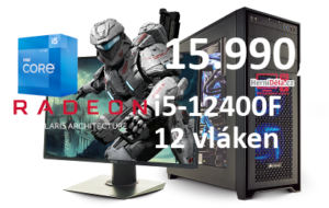 HerníDěla - Intel i5-12400F Radeon RX 560 16GB RAM SSD Windows 11