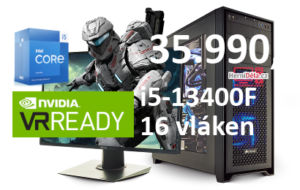 HerníDěla - Intel i5-13400F NVIDIA RTX 3070 8GB 16GB RAM SSD Windows 11
