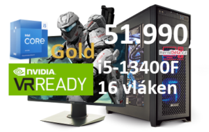 HerníDěla - Intel i5-13400F NVIDIA RTX 4070 Ti 32GB RAM SSD Windows 11