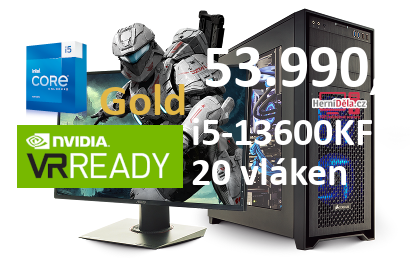 HerníDěla - Intel i5-13600KF NVIDIA RTX 4070 Ti 32GB RAM SSD Windows 11