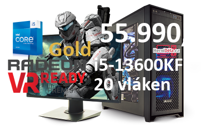 HerníDěla - Intel i5-13600KF Radeon RX 7900 XT 32GB RAM SSD Windows 11