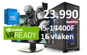 HerníDěla - Intel i5-14400F NVIDIA RTX 4060 8GB 16GB RAM SSD Windows 11