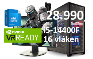 HerníDěla - Intel i5-14400F NVIDIA RTX 4060 Ti 16GB RAM SSD Windows 11