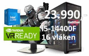 HerníDěla - Intel i5-14400F NVIDIA RTX 5050 8GB 16GB RAM SSD Windows 11