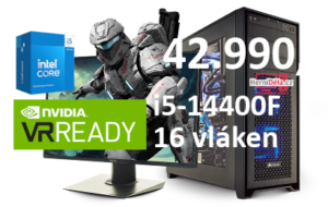 HerníDěla - Intel i5-14400F NVIDIA RTX 5070 12GB 32GB RAM SSD Windows 11