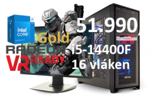 HerníDěla - Intel i5-14400F Radeon RX 7900 XT 32GB RAM SSD Windows 11