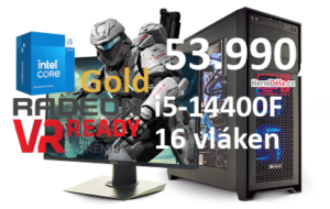 HerníDěla - Intel i5-14400F Radeon RX 7900 XTX 32GB RAM SSD Windows 11