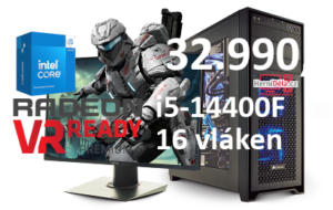 HerníDěla - Intel i5-14400F Radeon RX 9060 XT 16GB RAM SSD Windows 11