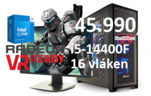 HerníDěla - Intel i5-14400F Radeon RX 9070 XT 32GB RAM SSD Windows 11