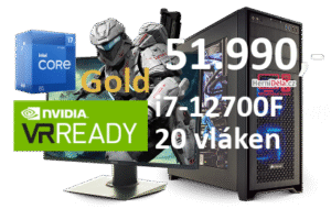 HerníDěla - Intel i7-12700F NVIDIA RTX 5070 Ti 32GB RAM SSD Windows 11