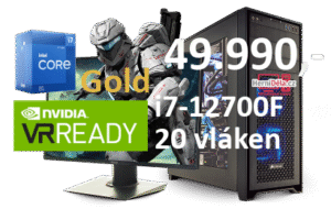 HerníDěla - Intel i7-12700F NVIDIA RTX 5070 Ti 32GB RAM SSD Windows 11